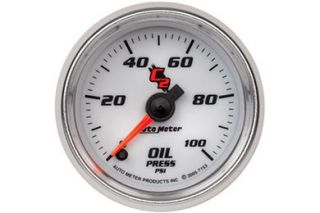 AutoMeter 7153   Range 0   100 PSI, full sweep/electric Oil Pressure   2 1/16" Pressure   Gauges