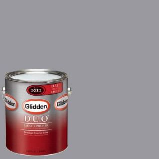 Glidden Team Colors 1 gal. #NFL 168E NFL Atlanta Falcons Light Silver Flat Interior Paint and Primer NFL 168E F 01
