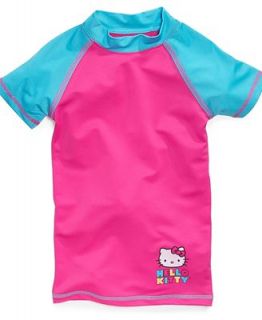 Hello Kitty Kids Swimwear, Girls Rash Guard Top   Kids