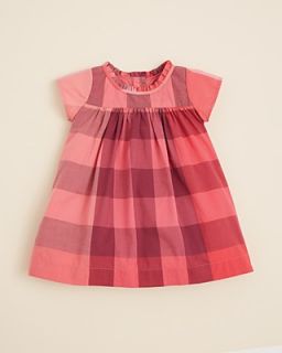 Burberry Infant Girls' Delia Voile Check Dress   Sizes 6 24 Months