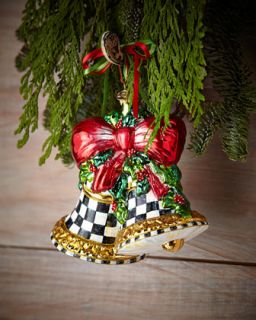 MacKenzie Childs Noel Bells Christmas Ornament