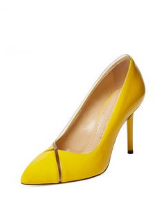 Natalie Patent Leather Pump by Charlotte Olympia