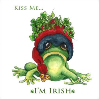 LPG Greetings Life Lines Kiss Me Im Irish   Christmas by Peggy Abrams