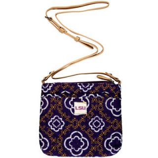 LSU Tigers The Honour Society Womens Quilted Crossbody Bag