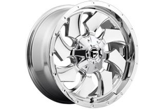 Fuel D24020401745   8 x 170mm Single Bolt Pattern Chrome 20" x 14" Cleaver Wheels   Alloy Wheels & Rims