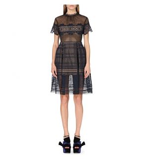 SELF PORTRAIT   Felicia embroidered lace dress