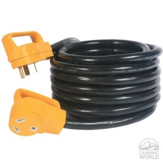 Power Grip Heavy Duty 30A Extension Cord   25 ft.   Camco 55191   Electrical Cords
