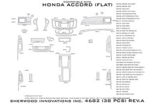 2013 Honda Accord Wood Dash Kits   Sherwood Innovations 4682 R   Sherwood Innovations Dash Kits