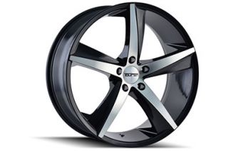 Touren 3272 2845B30   5 x 112mm Single Bolt Pattern Gloss Black with Machined Face 20" x 8.5" TR72 Wheels   Alloy Wheels & Rims