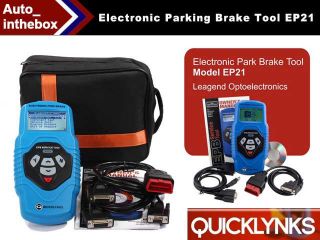 Original QUICKLYNKS Electronic Park Brake Tool EP31 Professional EPB Service Tool work for Audi / Mercedes / Volkswagen / Volvo 