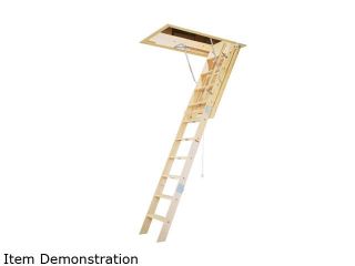 Werner WH2510 10' Wood Folding Heavy Duty Access Ladder 