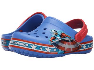 Crocs Kids Crocband Captain America Clog Toddler Little Kid Varsity Blue Red