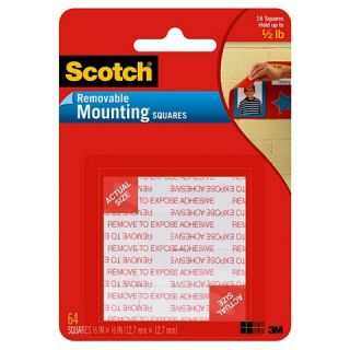 Scotch Double Sided Tape Removable 64 ct.