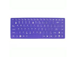 Purple Soft Silicone Laptop Keyboard Skin Protector Film for Asus 14" 
