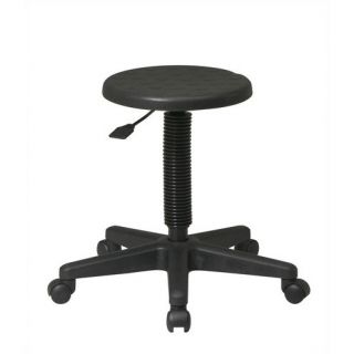 Office Star Products Height Adjustable Intermediate Stool with Dual