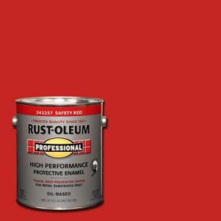 Rust Oleum Professional 1 gal. Safety Red Gloss Protective Enamel (Case of 2) 242257