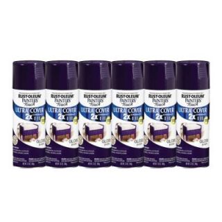 Painter's Touch 12 oz. Gloss Purple Spray Paint (6 Pack) DISCONTINUED 182698