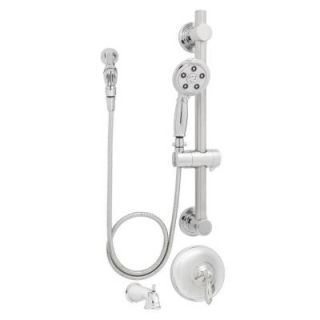 Speakman Alexandria ADA Handheld Shower or Tub Combinations with Grab Bar in Polished Chrome SM 6090 ADA P