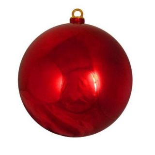 Shatterproof Shiny Red Hot Commercial Christmas Ball Ornament 12" (300mm)