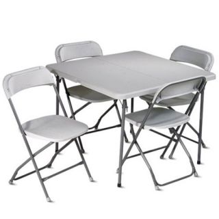 Office Star Work Smart 5 Piece Folding Table and Chair Set
