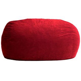 6' Extra Large Suede Fuf Beanbag Chair