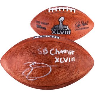 Earl Thomas Seattle Seahawks  Authentic Autographed Pro Football with SB XLVIII Champs Inscription