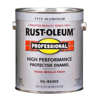 Rust Oleum Professional 1 gal. Aluminum Gloss Protective Enamel (Case of 2) 7715402
