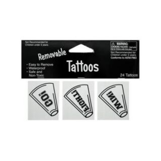 Bulk Buys KK926 48 White Tattoos