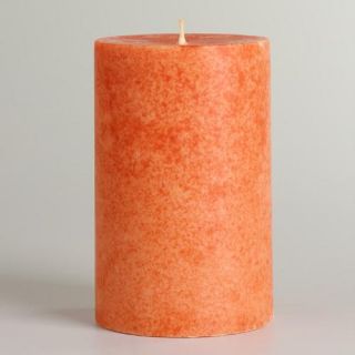 4 x 6 Mexican Pumpkin Pillar Candle