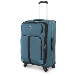 Global Traveler Spinner Luggage Shannon Falls Collection   Teal (24