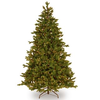Noble Deluxe Fir 7.5 Green Artificial Christmas Tree with 1250 Clear