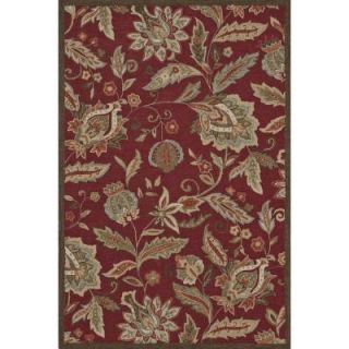 Loloi Rugs Summerton Lifestyle Collection Red 5 ft. x 7 ft. 6 in. Area Rug SUMRSRS07RE005076