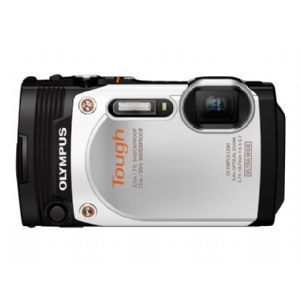 Olympus Stylus Tough TG 860   Digital camera   High Definition   compact   16.0 MP   5 x optical zoom   Wi Fi   underwater up to 45 ft   white (V104170WU000)