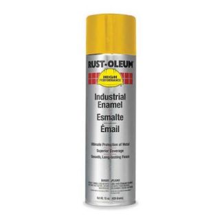RUST OLEUM V2148838 Spray Paint, Equipment Yellow, 15 oz.