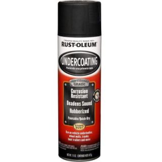 Rust Oleum Automotive 15 oz. Pro Matte Black Undercoating Spray Paint (Case of 6) 248656