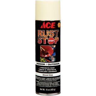 Ace 15oz Almond Gloss Rust Stop Spray Paint   Specialty Paints