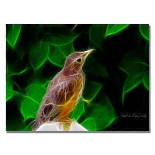 Trademark Fine Art Little Bird by Kathie McCurdy Graphic Art on