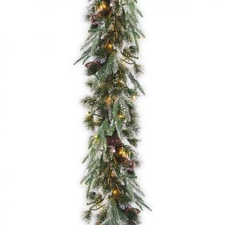 Winter Lane 9' Liberty Pine "Feel Real" Garland with Clear Lights   7535924