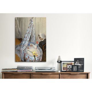 Jean Monet in His Cradle by Claude Monet Painting Print on Canvas by