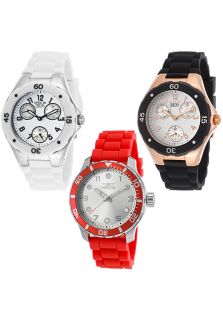 Women's Spec. Ed. Couture Multi Function White Silicone and Dial Set