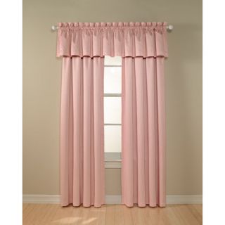 Perfect Darkness   Suede Black Out Curtain Panel, Baby Dot Print Baby Pink