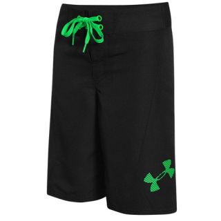 Under Armour Shorebreak Boardshorts   Boys Grade School   Casual   Clothing   Black/Laser Green
