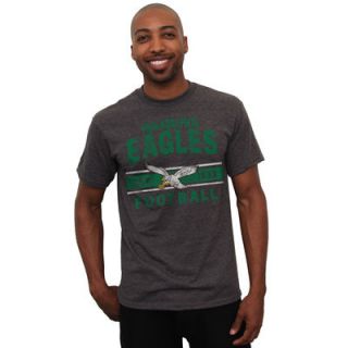 Philadelphia Eagles Vintage Team Arch T Shirt   Charcoal