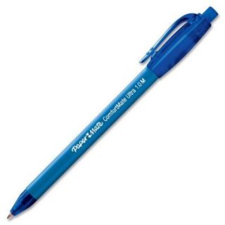 Paper Mate Comfortmate Retractable Ballpoint Pen   Medium Pen Point Type   Blue Ink   12 / Dozen (6310187)