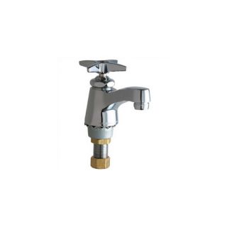 Singgle Hole Cold Water Bathroom Faucet with Single Cross Handle