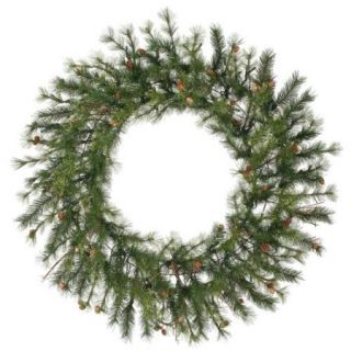 60" Mixed Country Pine Artificial Christmas Wreath   Unlit