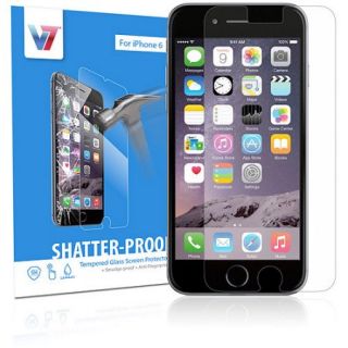 V7 Apple iPhone 6 Shatterproof Tempered Glass Screen Protector