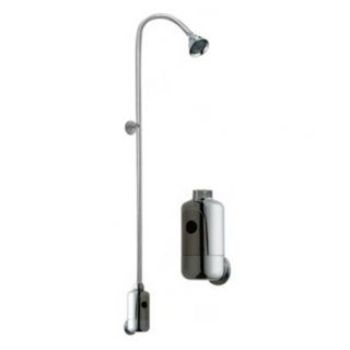 Outdoor Shower Company WMHCE 414 ADA Hot Cold Water Wall Mount Shower with Electronic Auto Shut off Valve