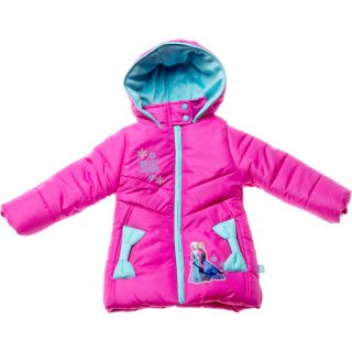 Disney Toddler Girls Frozen Berry Pink Heavyweight Jacket