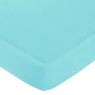Sweet JoJo Designs Turquoise Fitted Crib Sheet   15020218  